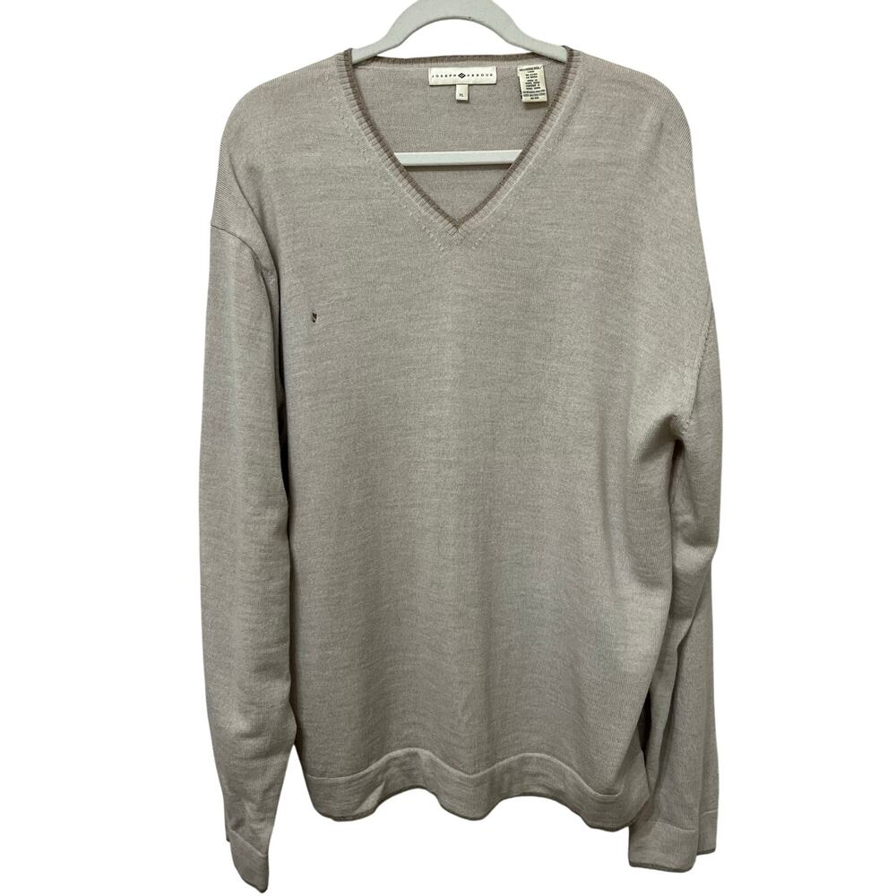 Joseph Abboud Men’s Sweater Sz XL 100%‎ Merino Wool Super Soft Flawed